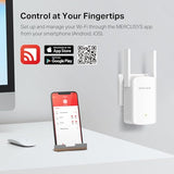 Mercusys ME60X prolongateur réseau Répéteur réseau Blanc 10, 100, 1000 Mbit/s