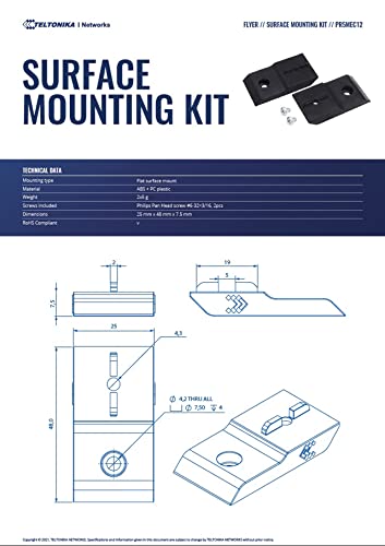 TELTONIKA NETWORKS Surface Mounting Kit