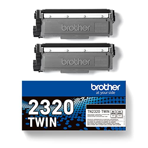 BROTHER TN2320 TWIN-pack black toners BK 2600pages/cartridge