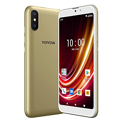 Konrow Easy S55P2021 (Double Sim - 4G - Écran 5.45'' - 16 Go, 1 Go RAM) Or