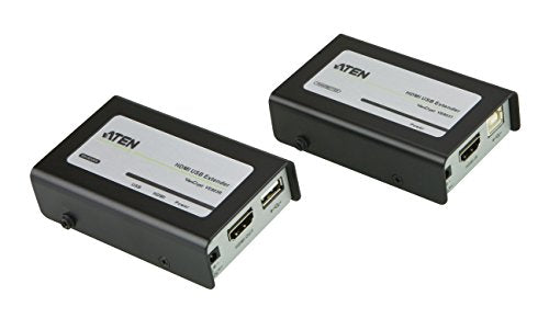 ATEN VE803-AT-G extension audio/video Émetteur et récepteur AV Noir