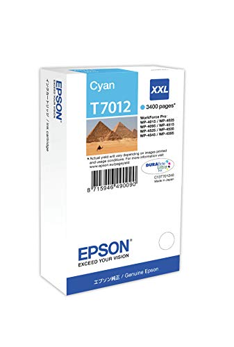 Cartouche EPSON C13T70124010 WP4000/4500 - Cyan