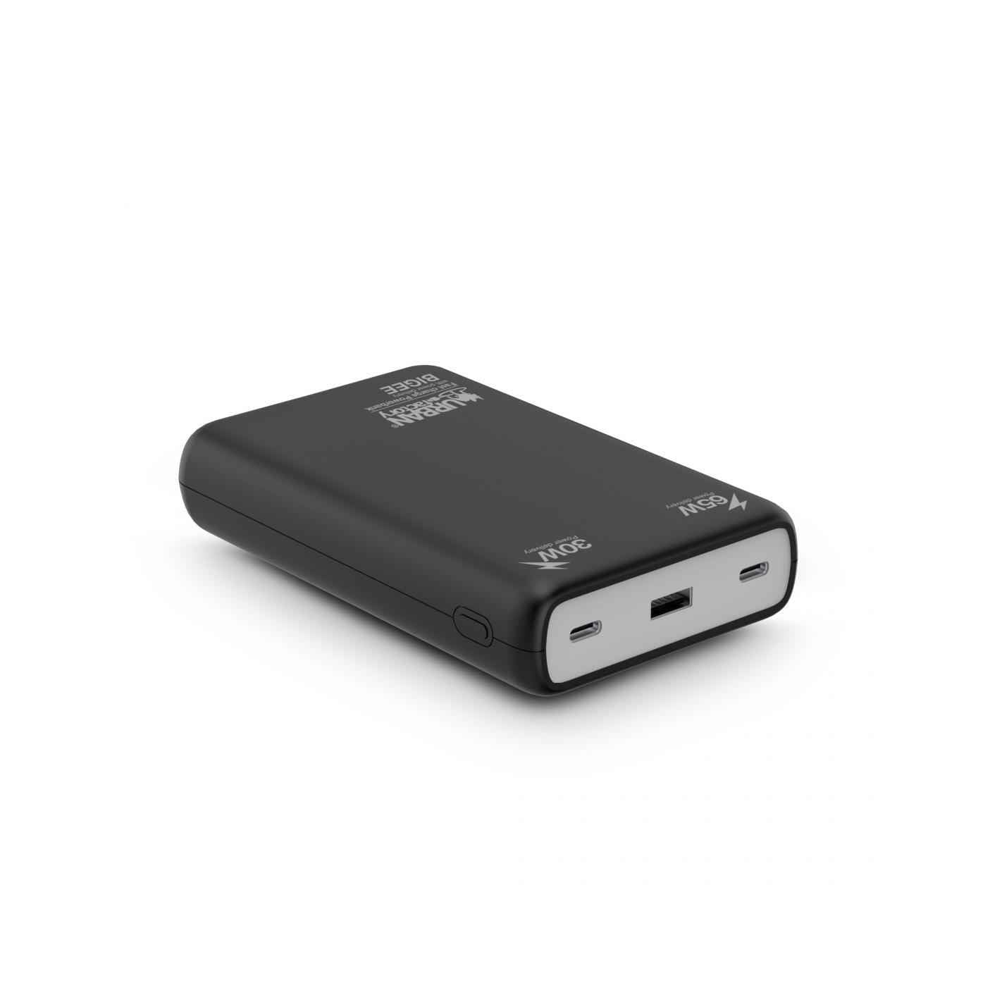 URBAN FACTORY Bigee Power USB-C Battery 20000mAh 65W for Notebook