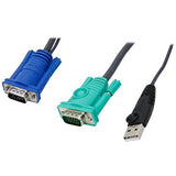 Aten 2L5203U câble Pieuvre KVM VGA/USB - 3,00M