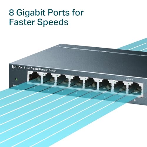 Tp-link TL-SG108 switch métal 8 ports Gigabit