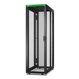 APC Easy Rack 42Ux600x1200 with Roof castors feet and 4Brackets No Side panels Bottom black