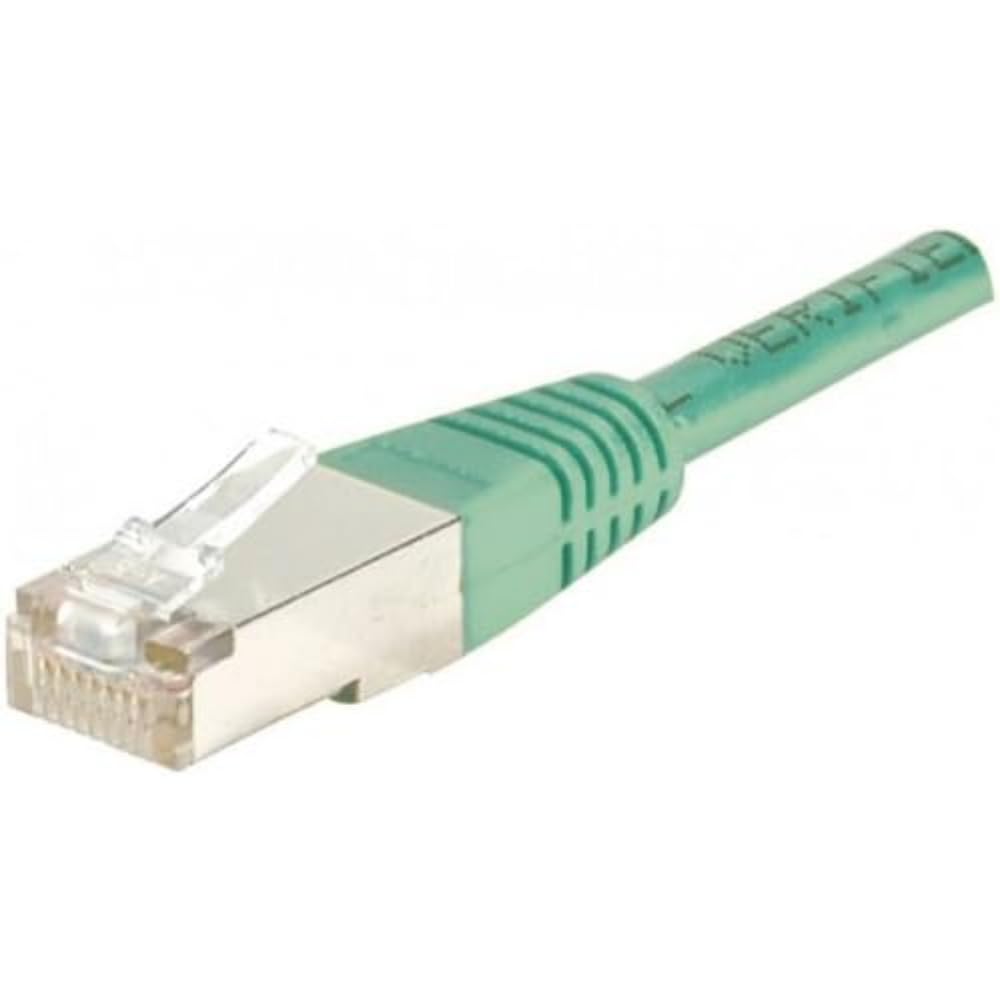 Cordon RJ45 catégorie 6 F/UTP vert CCA - 0,3 m