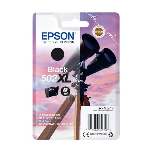 EPSON 4LB Singlepack Black 502XL Ink