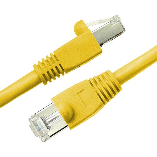 Cordon RJ45 catégorie 6 F/UTP LSOH snagless jaune - 1 m
