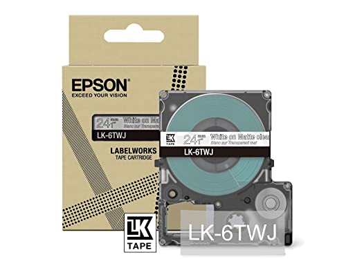 EPSON Matte Tape Grey/Black 18mm 8m LK-5ABJ
