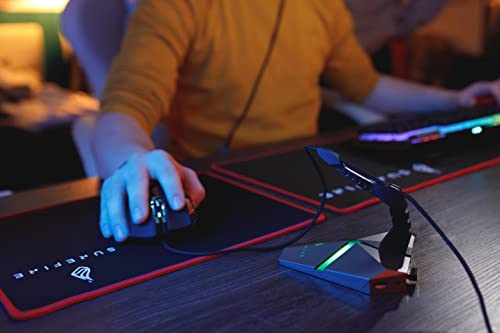 VERBATIM SUREFIRE AXIS GAMING MOUSE BUNGEE HUB WCF (P)