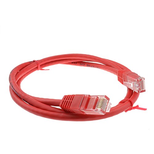 Cordon RJ45 catégorie 6 U/UTP rouge CCA - 1 m