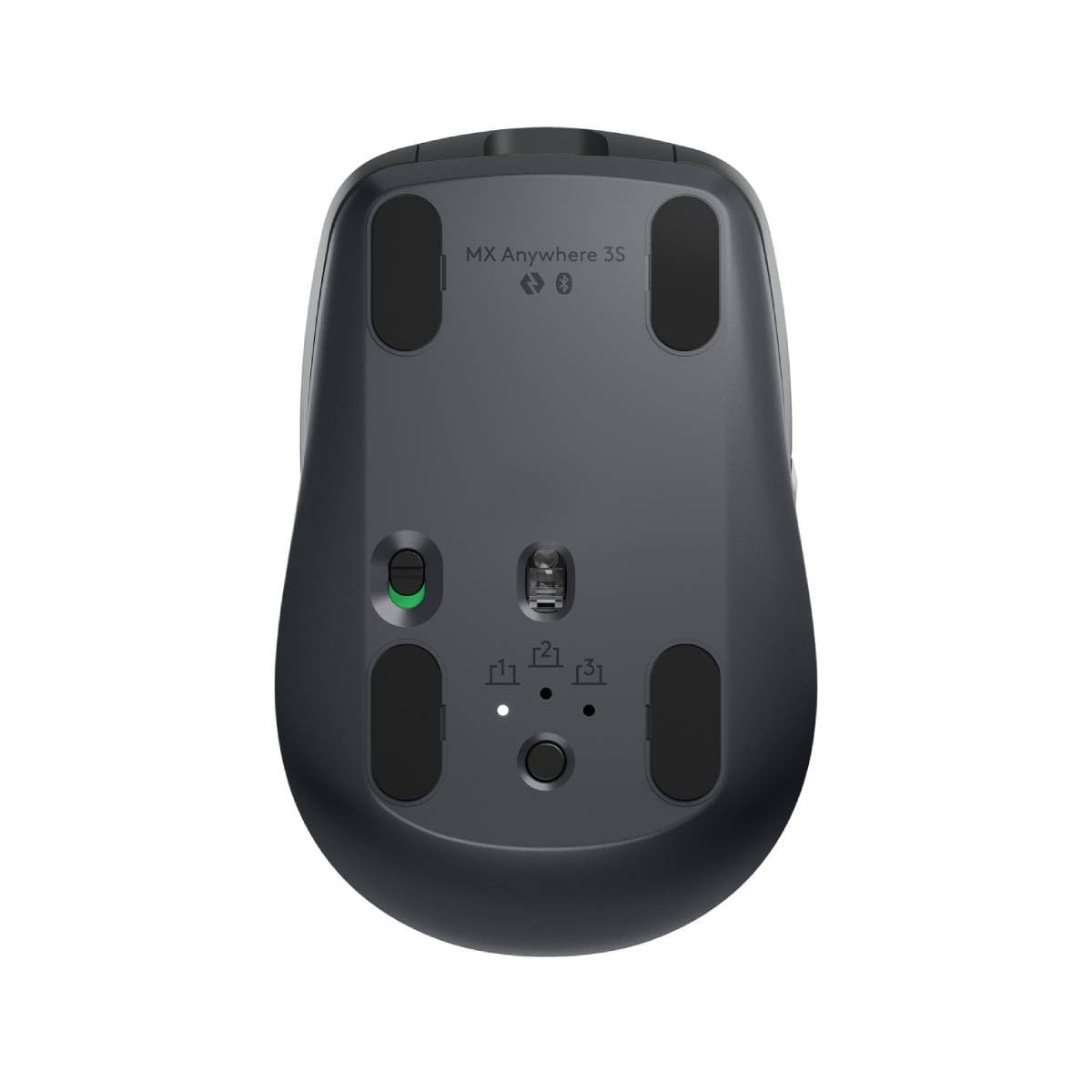 LOGITECH MX Anywhere 3S for Business Mouse right-handed optical 6 buttons wireless Bluetooth Bolt USB receiver