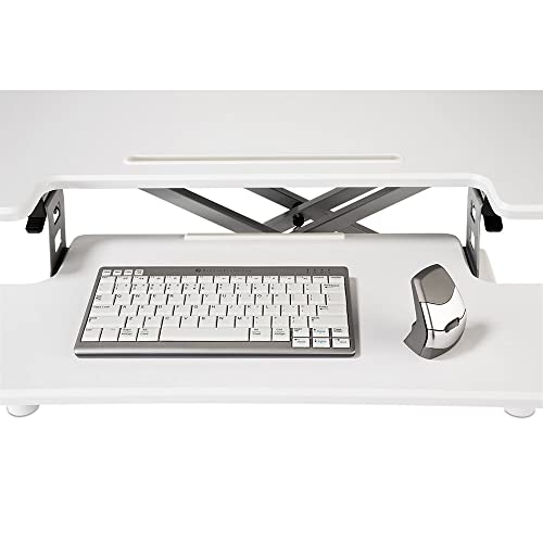 BAKKERELKHUISEN Support bureau assis-debout Riser 2 Blanc