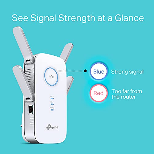 TP-Link RE650 prolongateur réseau Émetteur réseau Blanc 10, 100, 1000 Mbit/s