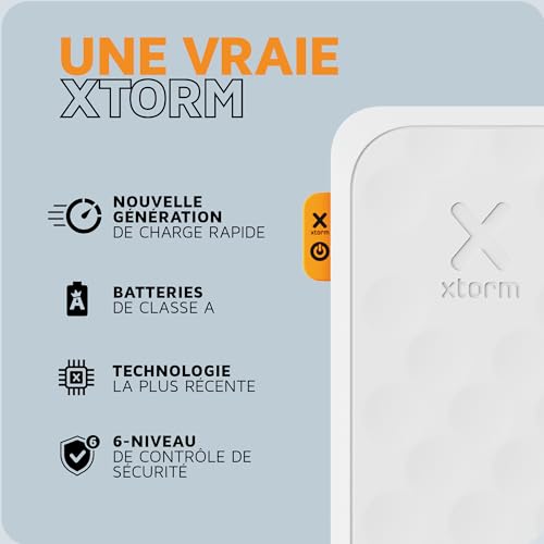 XTORM Batterie externe Fuel 20W 10000 mAh, blanc