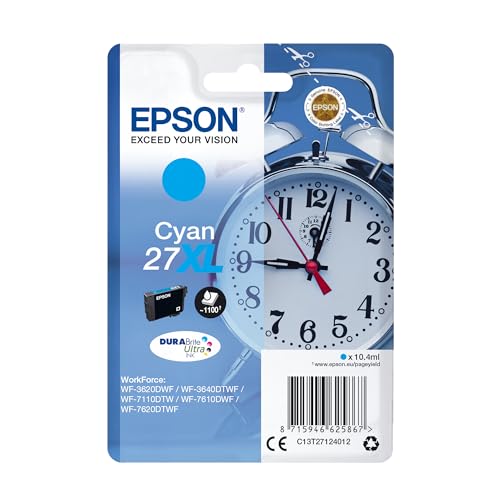 Cartouche EPSON C13T27124012 DuraBrite 27XL - Cyan