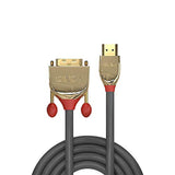 LINDY 10m Gold HDMI to DVI-D Cable HDMI to DVI-D 18+1 connector