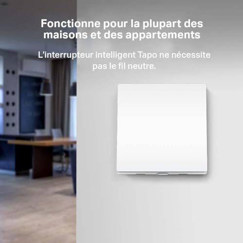 TP-Link Tapo S210 interrupteur d'éclairage Blanc