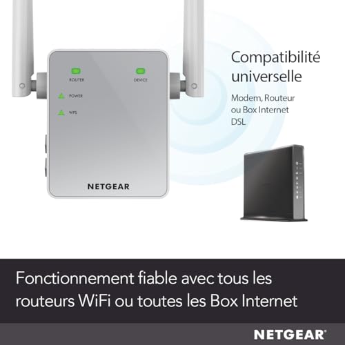 Netgear EX6120 Répéteur WiFi universel AC1200