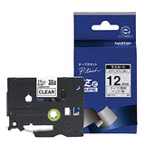 BROTHER P-TOUCH TZE-741 noir sur vert 18mm