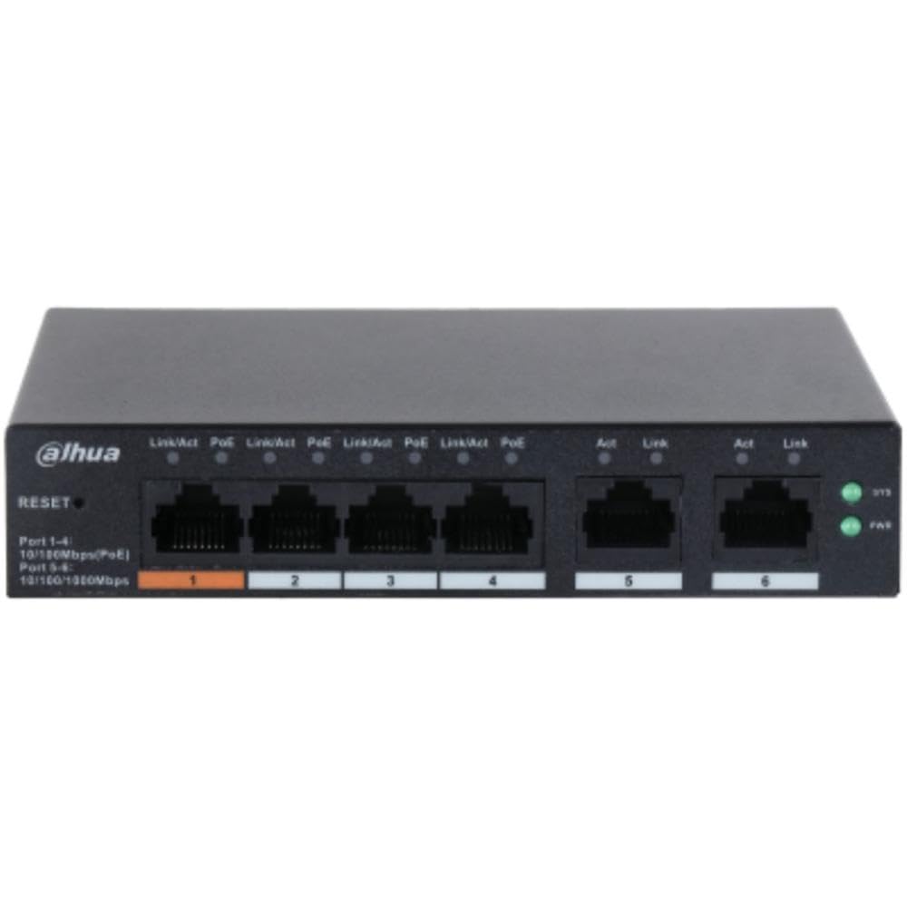 Dahua CS4006-4ET-60 Commutateur de bureau géré dans le cloud a 6 ports avec 4 ports PoE