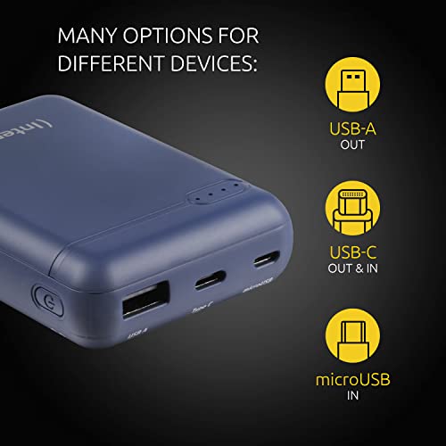 INTENSO PowerBank XS10000 USB / Type-C -10000 mAh bleu foncé