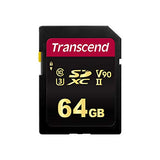 TRANSCEND 64Go SDXC Class3 UHS-II Card Appareil photo et caméscope DSLR