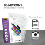 FELLOWES Pochettes ImageLast A3 80 microns - Pack de 100