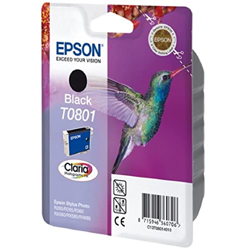 Cartouche EPSON C13T08014011 Série COLIBRI - Noir