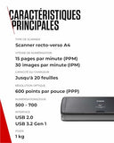 Bundle CANON 4X P-215II Document Scanner A4
