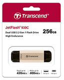 TRANSCEND JetFlash 930C USB 256Go USB 3.2 Type-C