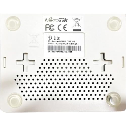 Router Mikrotik RB750r2 Blanc