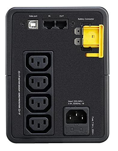 APC Back-UPS BX Series BX750MI UPS AC 230V 410Watt 750VA 9Ah output connectors 4
