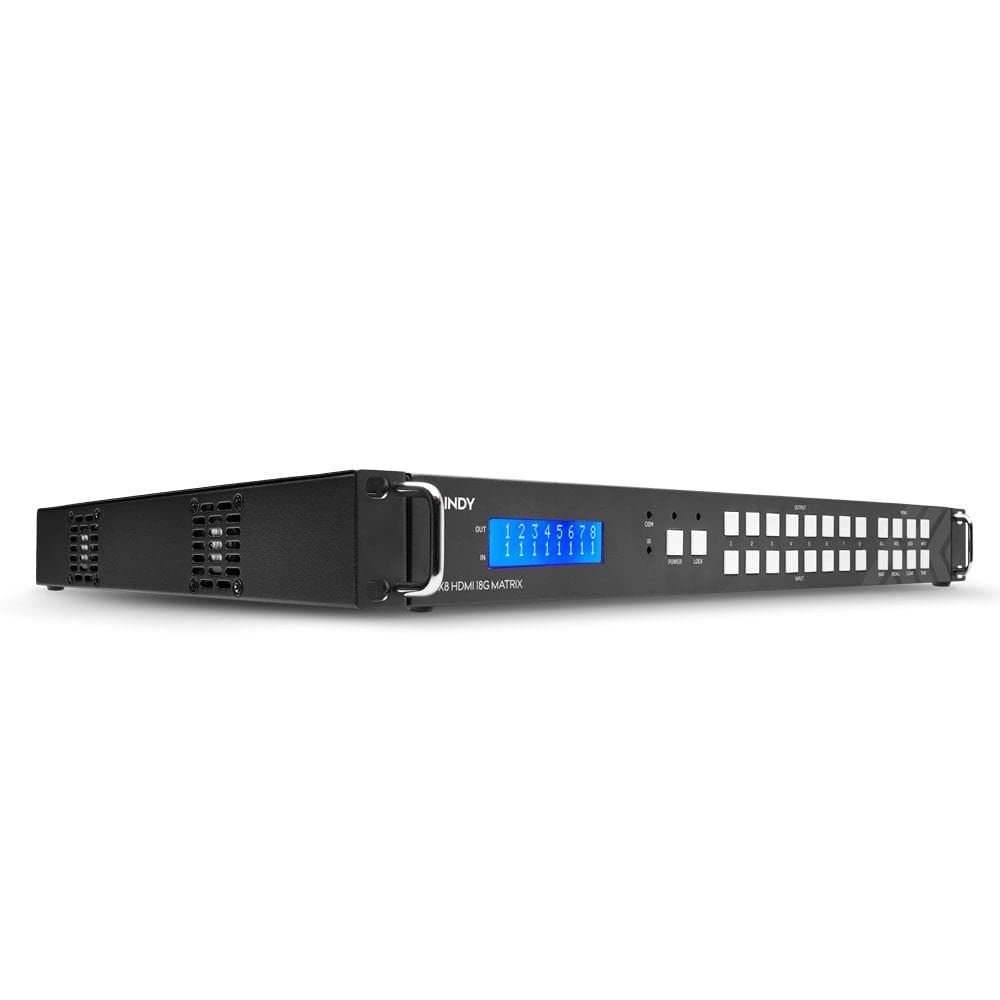 LINDY 8x8 HDMI 18G Matrix with Video Wall Scaling