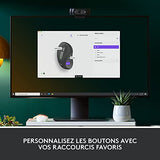 LOGITECH Signature M650 L LEFT Mouse large size left-handed optical 5 buttons wireless Bluetooth 2.4 GHz GRAPHITE