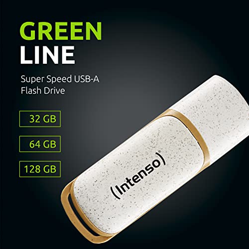 INTENSO Clé USB 3.2 Green Line 64 Gb