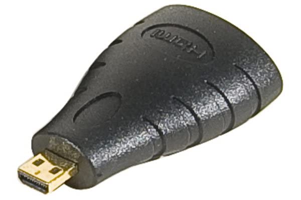 ADAPTATEUR HDMI A FEMELLE  VERS MICRO HDMI MALE