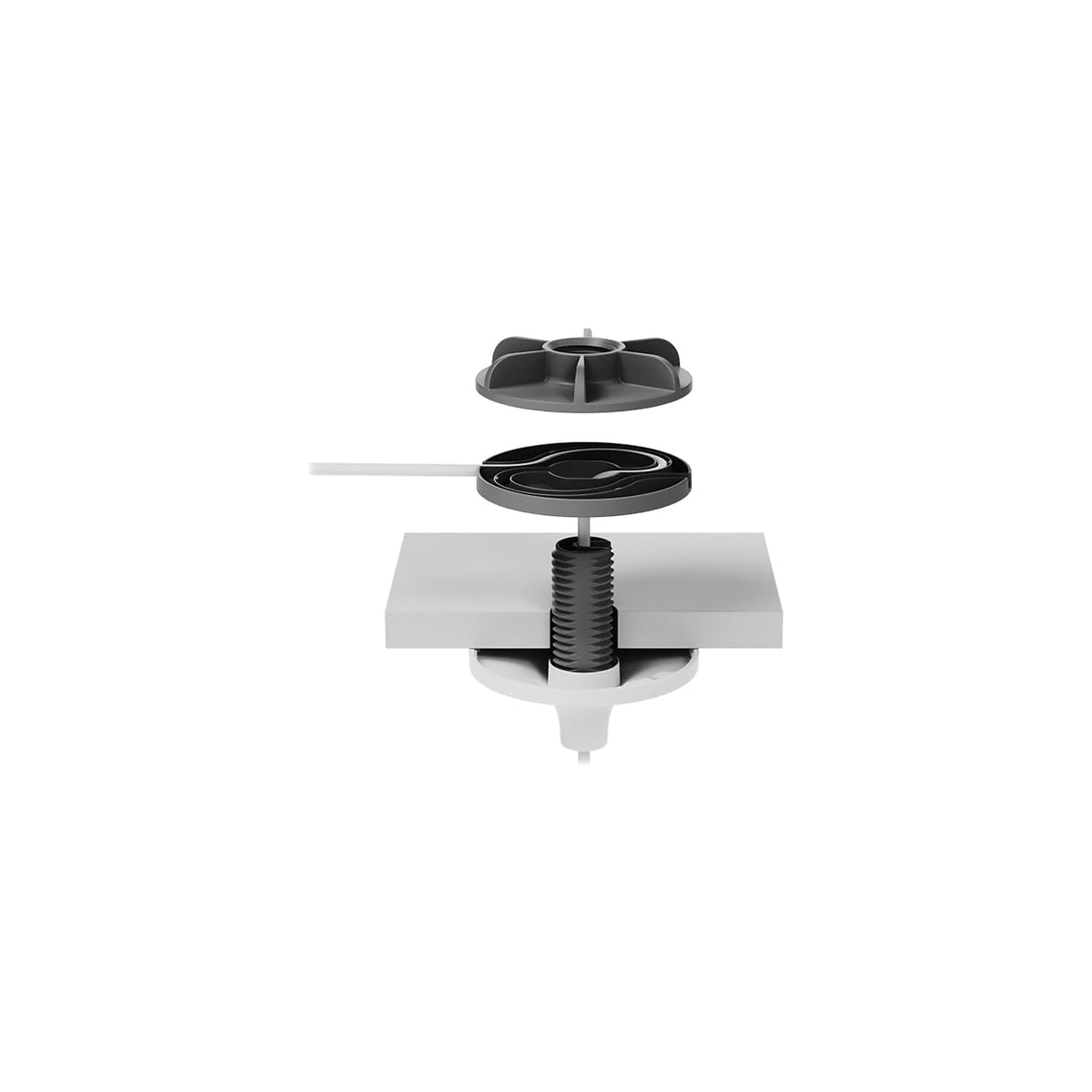 LOGITECH Mounting kit ceiling mount mic holder for microphone white ceiling mountable pendant for Rally Mic Pod