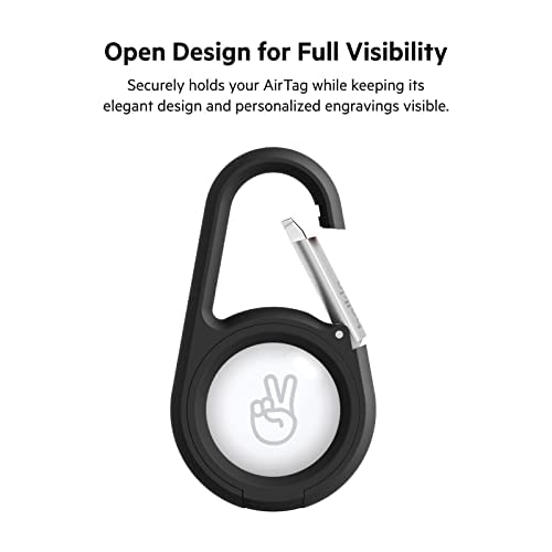 BELKIN Secure Holder Carabiner for Airtag Black