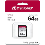 TRANSCEND 64Go UHS-I U3 Carte SD puce TLC pour appareil photo numérique