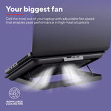 TRUST Support ventilé EXTO Cooling Stand Eco pour ordinateur portable