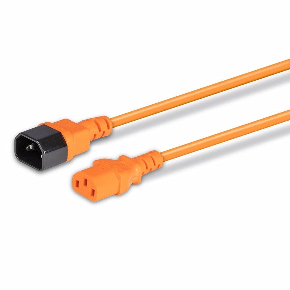 LINDY 2m IEC Extension Lead Orange