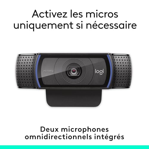 LOGITECH C920e Webcam colour 720p 1080p audio USB 2.0