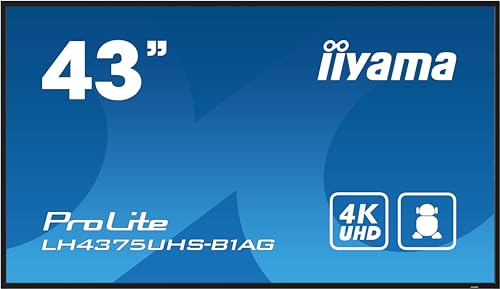 IIYAMA- Afficheur professionnel 43   LH4375UHS-B1AG