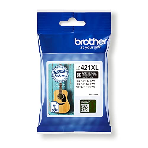 BROTHER 500-page high capacity Black ink cartridge for DCP-J1050DW MFC-J1010DW and DCP-J1140DW