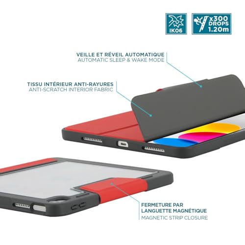 Ultra Rugged Case for iPad 11'' 2025 red