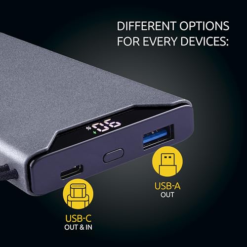 INTENSO Powerbank F10000, Power Delivery et Quick Charge, gr