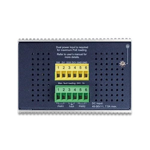 PLANET IGS-6325-8UP2S commutateur réseau Géré L3 Gigabit Ethernet (10/100/1000) Connexion Ethernet, supportant l'alimentation via ce port (PoE) Aluminium, Noir