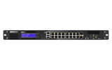 QNAP QGD-1600-8G smart PoE edge switch 16 port 1Gbps 2 SFP+ and RJ 45 Combo Port 1 Host port